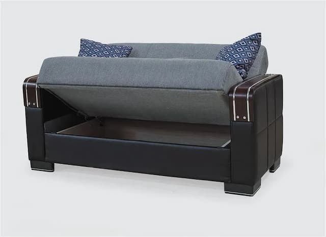 Raqi Grey 2-Seater Sofa Bed