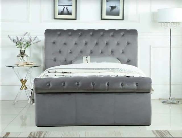 Selina Sleigh Bed