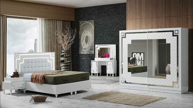 Finley White Bedroom Set