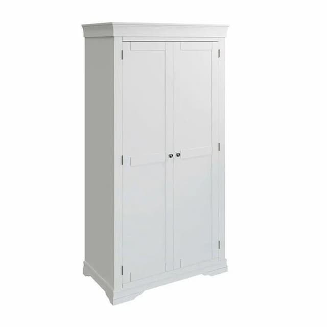 Braziar White 2 Door Wardrobe