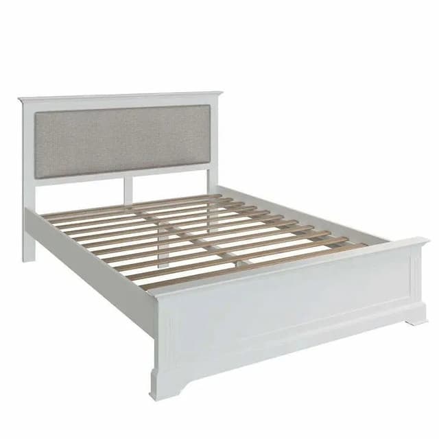 Mokub White King Bed