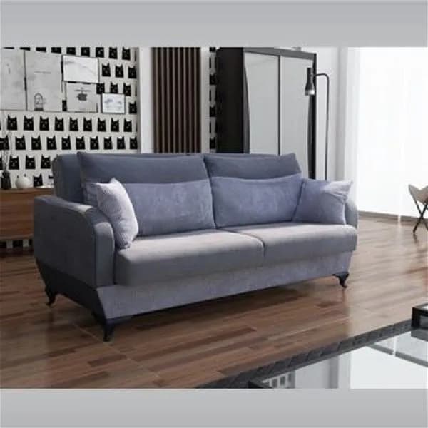 Agzu Grey 3 Seater Sofa Bed