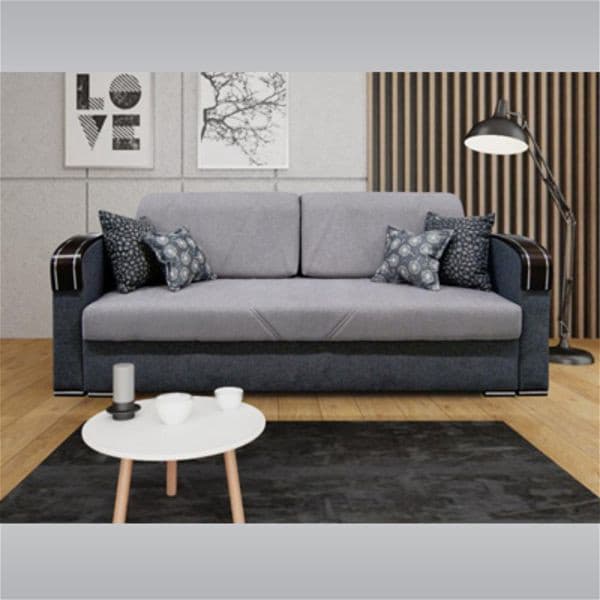 Tokyo Grey 3-seater Sofa Bed