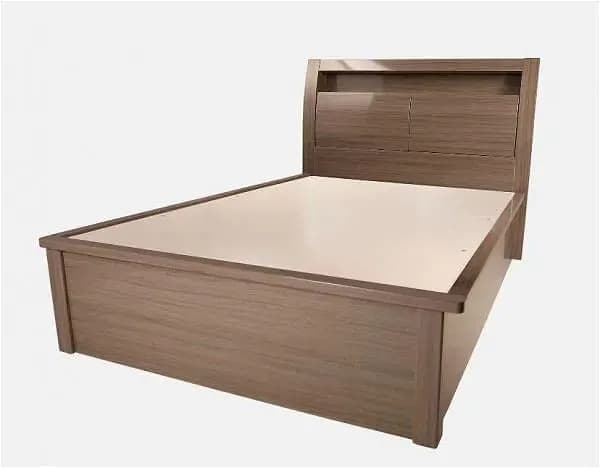 Mage Oak High Gloss Bed
