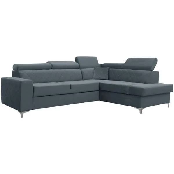 Garza Grey Corner Sofa Bed