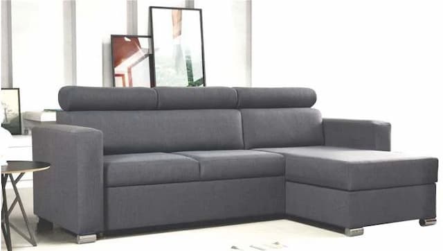 Synde Grey Corner Sofa Bed