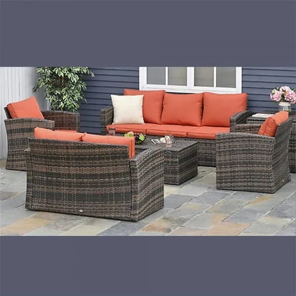 Patio Rattan Sofa