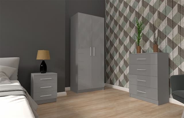 Horbey Grey 2 Door Set
