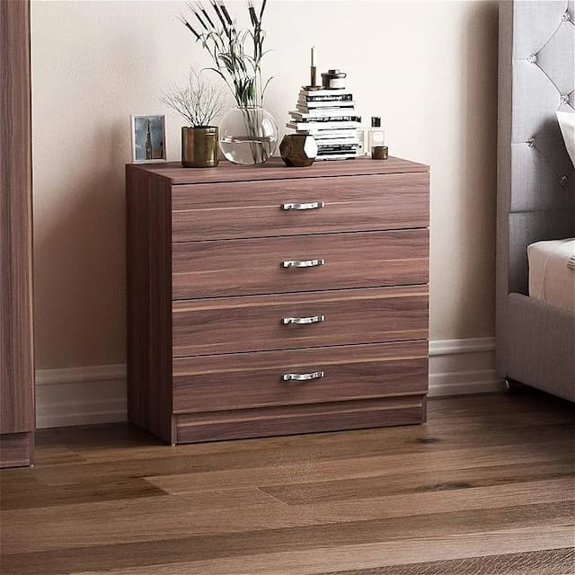 Verde Walnut Chest Drawers