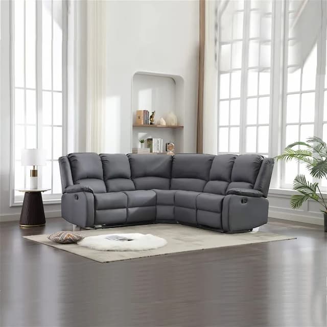Stella Grey Recliner Corner Sofa