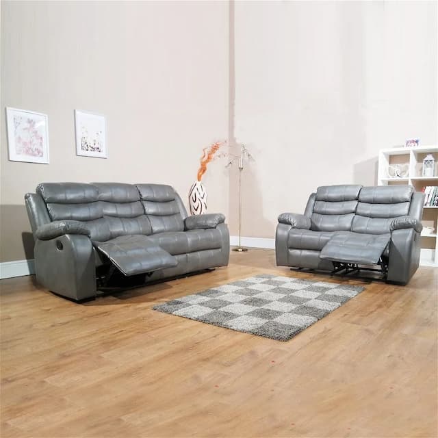 Bonita Grey 3 Plus 2 Sofa Set