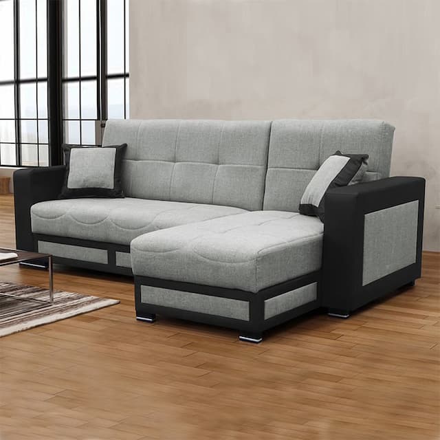 Gifu Corner Sofa Grey
