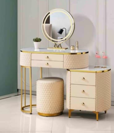 GENEVA CREAM DRESSING TABLE