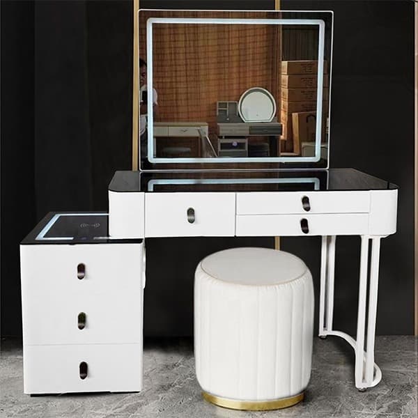 DRESSING TABLE WHITE AND BLACK