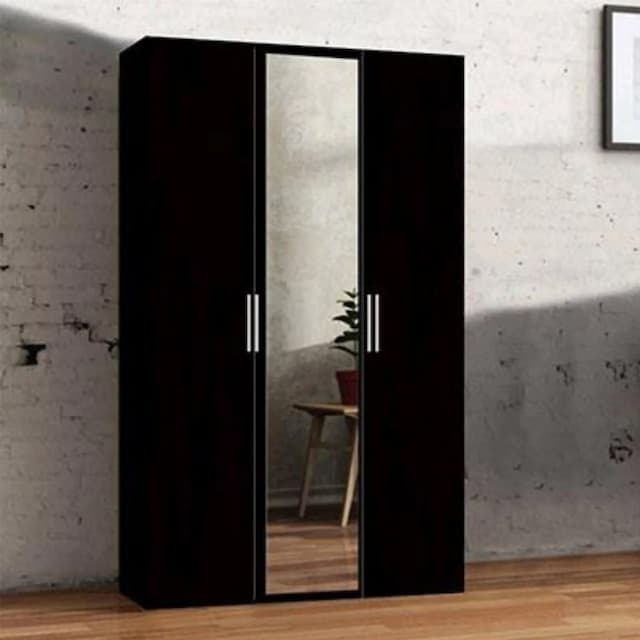 Bobby II Hinged Wardrobe Black