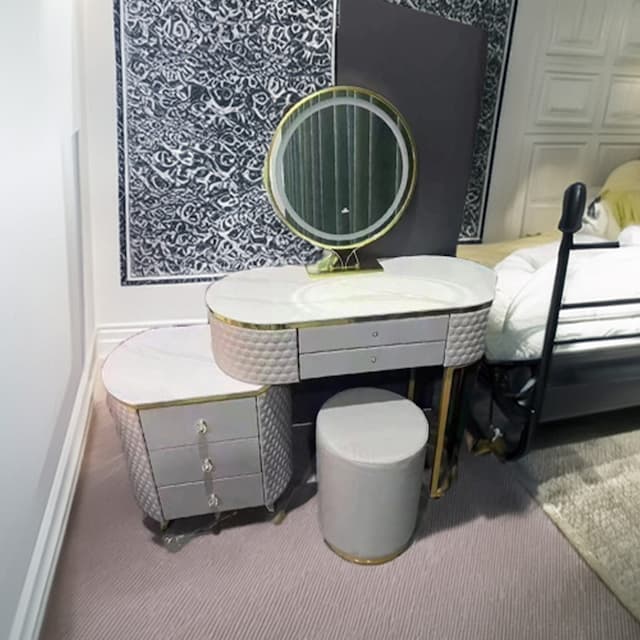 GENEVA GREY DRESSING TABLE