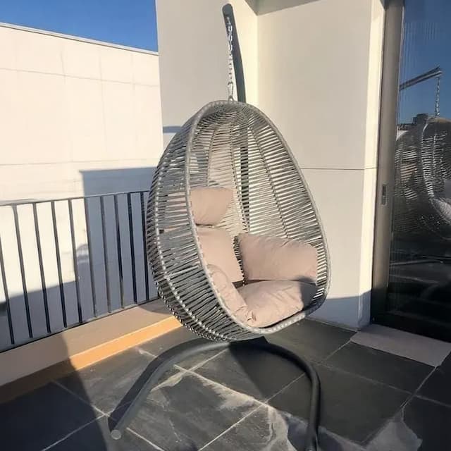 Palmi Grey Swing Chair