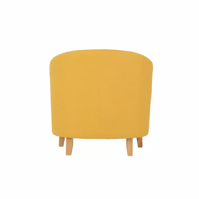 Tub Chair Mustard Fabric