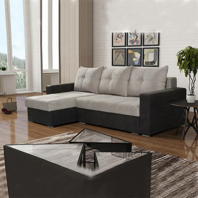 Parma L Shaped Corner Sofa Bed
