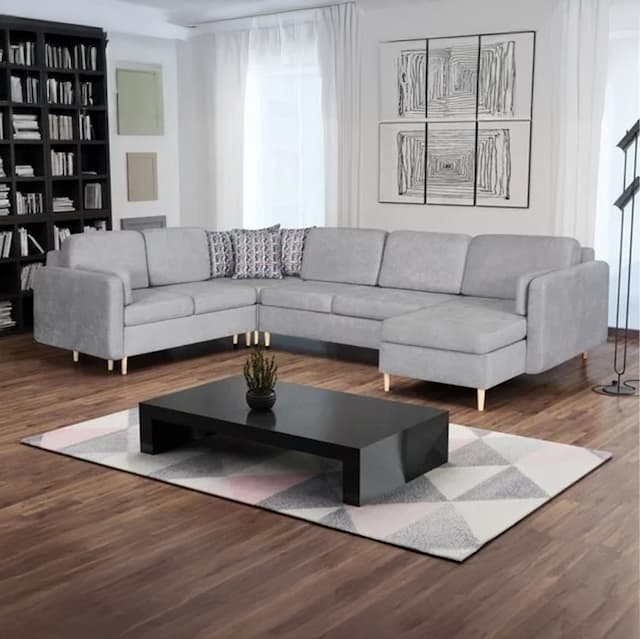 Sturko Grey Large Corner Sofa Bed