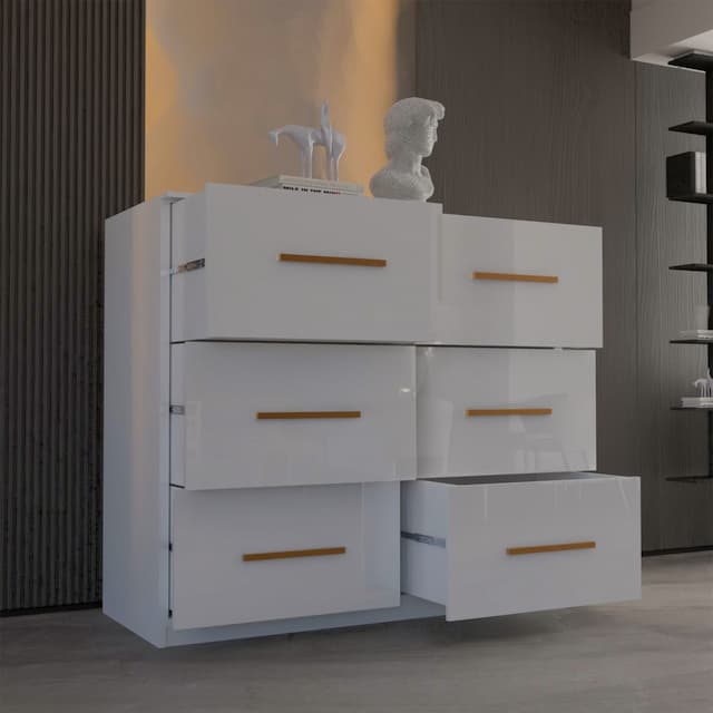 3+3 High Gloss Drawer 
