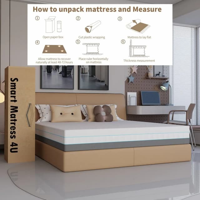 Box Pack Foam Mattress Pressure Relieving 