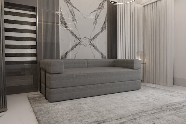 No Assembly Required,Box Packed,  Mordern Convertible Sofa Bed